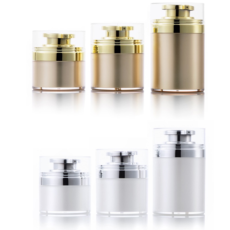 Luxury Skincare Packaging - 50Pcs 30G/50G/100G Airless Pump Jar เติมครีม
