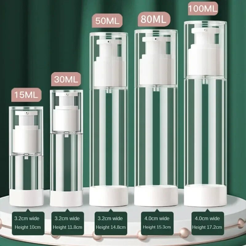 15/30/50/80/100ml สูญญากาศ Sub - Luxury Skincare Packaging บทวิจารณ์และราคา