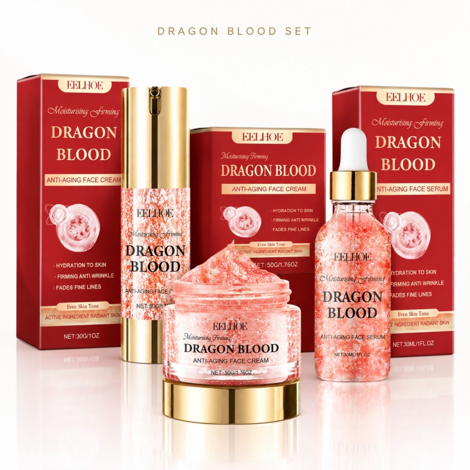 ชุดผลิตภัณฑ์ดูแลผิวหน้า ดราก้อ - Luxury Skincare Brands บทวิจารณ์และราคา