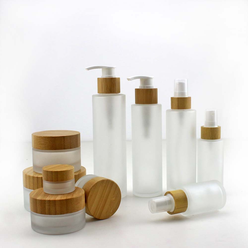 ไม้ไผ่ธรรมชาติขวดน้ําหอม Frost - Luxury Skincare Packaging บทวิจารณ์และราคา